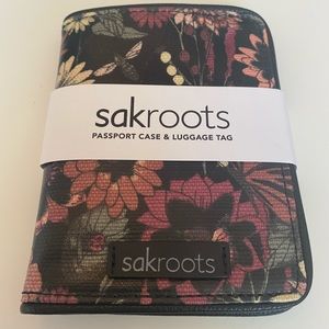 Sakroots Floral Passport Case